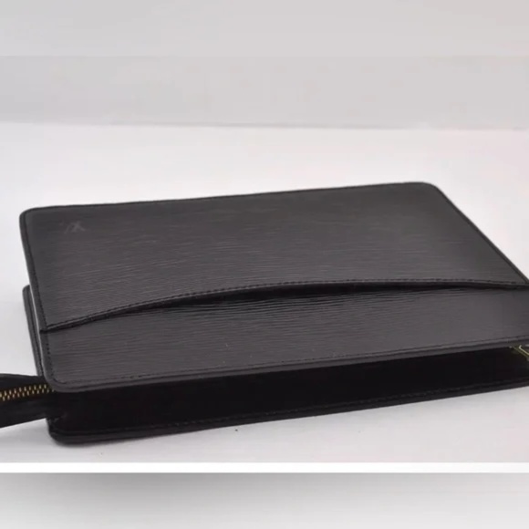 Louis Vuitton Epi Pochette Homme Black Vintage Clutch EUC - Picture 8 of 17